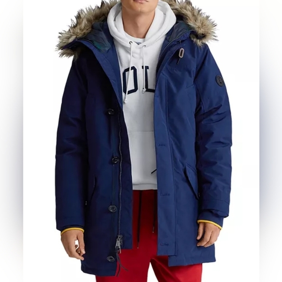 Polo Ralph Lauren NWT Men's Faux- Fur Down Performance Parka Size 5XB. - Picture 1 of 16